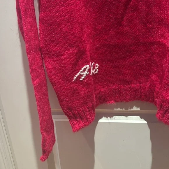 NEW ANDERSSON BELL large cherry red crew neck sweater